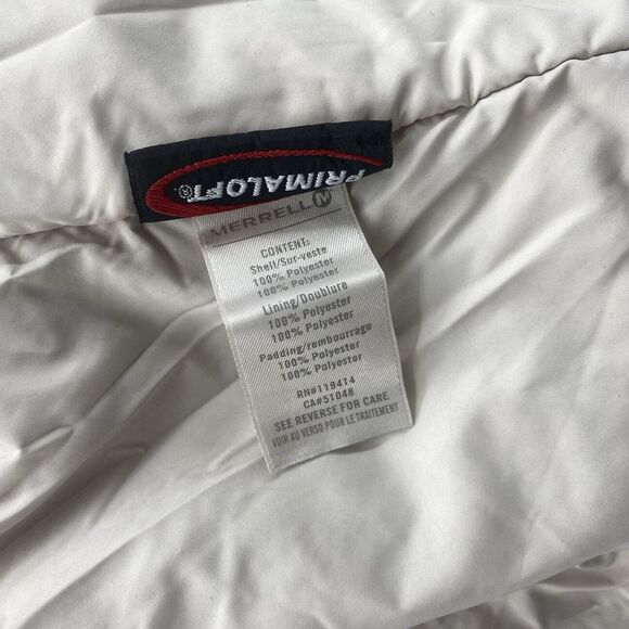 Merrell Women's Medium Primaloft Jacket‎ Plum Purple Insulated Full Zip Coat - Picture 7 of 8